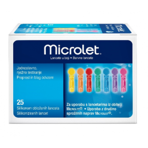 Ascensia Microlet Αποστειρωμένοι Σκαρφιστήρες x 25 τεμ.
