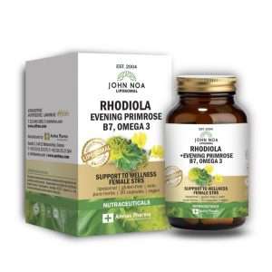 John Noa Rhodiola Evening Primrose B7, Omega 3