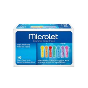 Ascensia Microlet Αποστειρωμένοι Σκαρφιστήρες x 100 τεμ.