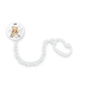 Nuk Αλυσίδα Πιπίλας με Κρίκο Disney Winnie The Pooh Λευκό 1τμχ