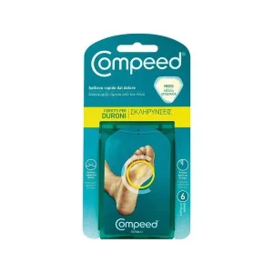Compeed Επιθέματα για Σκληρύνσεις Μεσαία 6 τμχ