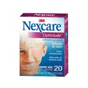3M Nexcare Opticlude Adults Eye Patch 5.7cm X 8.2cm 20 Τεμάχια