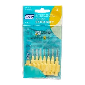 Tepe Interdental Brush Extra Soft Size 4 0.7 mm Κίτρινο 8 pcs
