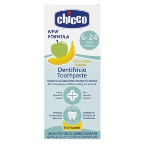 Chicco Οδοντόκρεμα Χωρίς Φθόριο Γεύση Μήλο/Μπανάνα