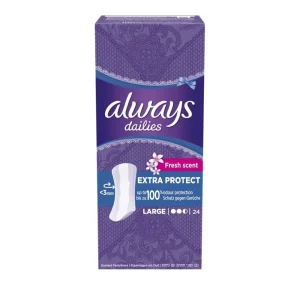 Always Dailies Extra Protect Fresh scent 24 pcs large