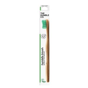 The Humble Co Soft Bamboo Toothbrush Adult Green