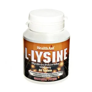 Health Aid L-Lysine 500 mg 60 tabs