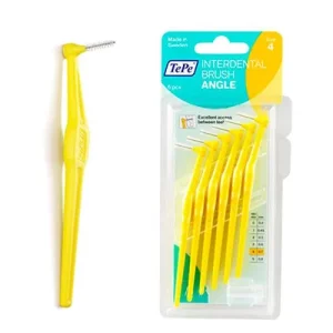 Tepe Interdental Brush Angle Size 4 Κίτρινο 0.7 mm 6 τμχ