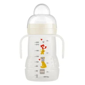 MAM Trainer+ Μπιμπερό Μετάβασης σε Ποτηράκι Κρεμ 4m+ 220 ml