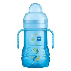 MAM Trainer+ Μπιμπερό Μετάβασης σε Ποτηράκι Μπλε 220 ml