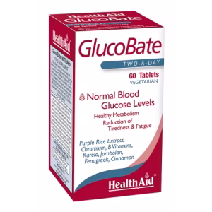 Health Aid Glucobate 60 veg tabs