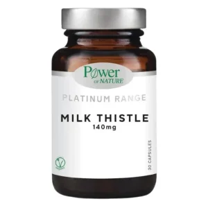 Power of Nature Platinum Range Milk Thistle 140 mg 30 φυτικές κάψουλες