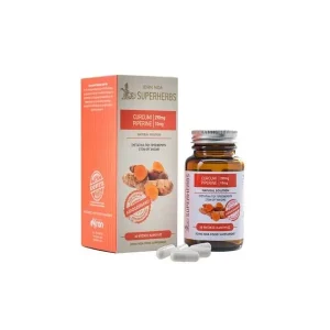 ohn Noa Superherbs Curcumin 290 mg & Piperine 10 mg Λιποσωμιακό 60 caps