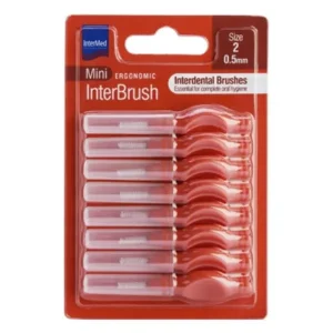 Intermed Mini Ergonomic InterBrush Size 2 Μεσοδόντια Βουρτσάκια 0.5 mm 8 τμχ