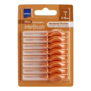 Intermed Mini Ergonomic InterBrush Size 1 Μεσοδόντια Βουρτσάκια 0.45 mm 8 τμχ