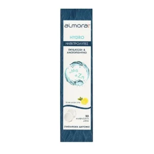 Elpen Almora Plus Hydro Ηλεκτρολύτες με Γεύση Lemon-Lime 20 αναβράζοντα δισκία