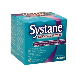 Alcon Systane Lid Wipes Μαντηλάκια Καθαρισμού Βλεφάρων 30 pcs