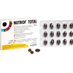Nutrof Total 30caps (Συμπλήρωμα Διατροφής Για Βελτώση Της Ορασης)