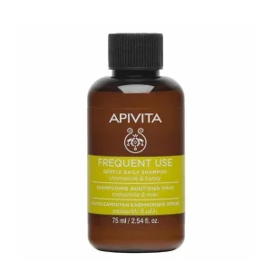Apivita Hair Care Shampoo Frequent Use chamomile & honey Travel size 75 ml